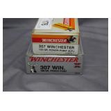 2x$ - Winchester 307Win 150gr & 180gr power point