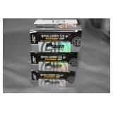 3x$ - sig Sauer .9mm luger V Crown JHP 124grain- 6