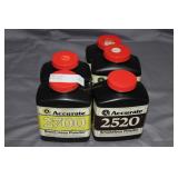 5 bottles Accurate smokeless powder - some partial