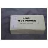 1,000 M34 primers