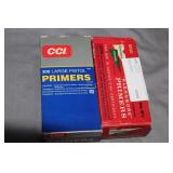 2x$ - Large pistol primers - CCI & Remington - 200