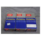 3x$ - CCI Large rifle primers - 3,000 total