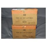 2x$ - BPD 7.92mm ball cartridges - 100 rounds tota