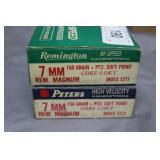 2x$ - 7mm RemMag 150gr - 40 rounds total