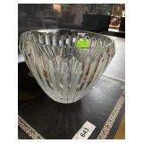 Heavy lead Crystal center bowl