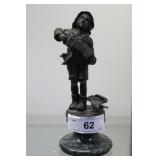 Chiparus bronze accordion player 8"