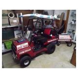 Custom built wooden cart