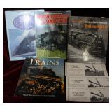 Railroad coffee table books & maps
