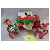 Four Annalee figures