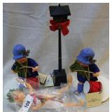 Four Christmas Anna Lee pcs.