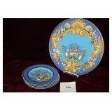 Rosenthal Versace platter & four dessert plates