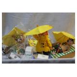 Three Anna Lee sun bathers