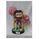 Betty Boop Cheerleader with puppy