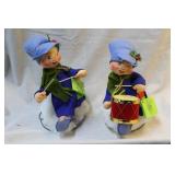 Two Anna Lee drummer kids