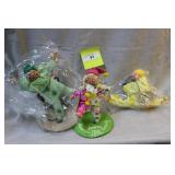 Three Anna Lee dolls