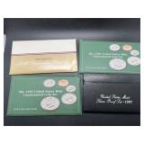 Four proof sets - 1997 silver proof set, 86 coin