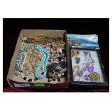 Tray costume jewelry