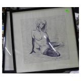Two Alfred Gockel nude prints "Nude I & II"