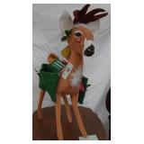 Annalee holiday Raindeer, 20"h.