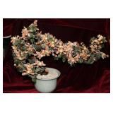 Jade Tree with pink florals