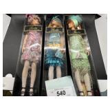 Lady paradise Fashion dolls in box quantity three
