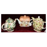 Three teapots
