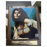 Celebrity photos signed 8 1/2 x 11 Sophia Loren