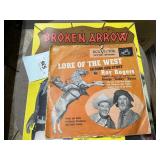 Broken Arrow holster set by Halco inbox 1956