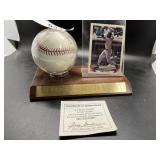 Mo Vaughn Sweet Spot signed baseball and tops