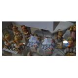 Nine Goebel Christmas ornaments