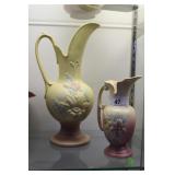 Two Hull handled pitchers
