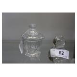 Baccarat cat & Baccarat covered sugar