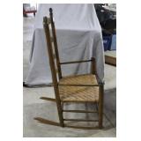 Early wooden rocking chair