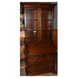Drop Front Mahogany upright secretary desk
