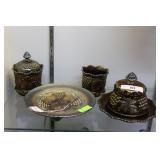 4 pcs Carnival grape pattern