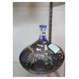 Kosta Boda bulbus vase by B. Vallin in blue