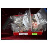 Costume rhinestone jewelry incl antique rings