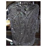 Cut crystal ice bucket