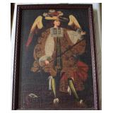 Turn of the Century style oil on canvas of Regal