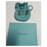 Tiffany & Co sterling heart earrings