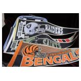 Eleven NFL pennants
