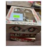 13 Vintage Glass Christmas ornaments