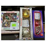 3 boxes of Santa Land Ornaments
