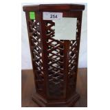 Umbrella stand w/ fret work panels, 8 sided,