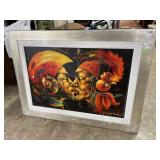 Oversized Silhouette oil on canvas sighed lower