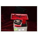 Sterling baby rattle, scrap sterling/gold jewelry