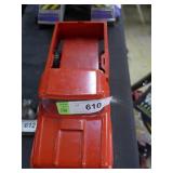 Vintage Buddy L Zoo Ford pickup, red, nice