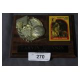 Earvin Johnson mounted baseball card