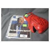 Ringside autographed glove & Sports Illustrated