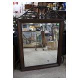 LARGE contemporary metal final dressing mirror